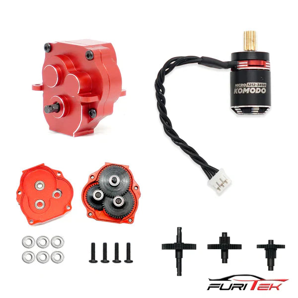 FURITEK MICRO STELLAR 4M TRANSMISSION BRUSHLESS POWER SETUP FOR TRX-4M