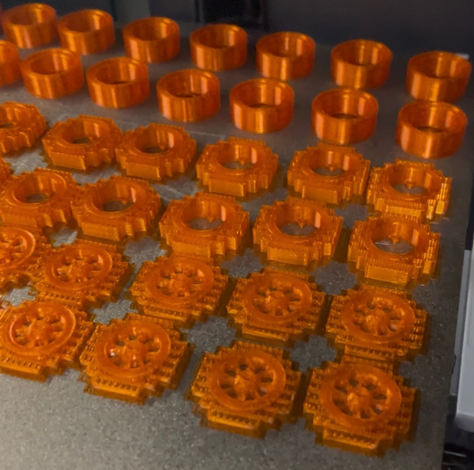 RCCC 0.85 8 SPOKE BEADLOCK OFFSET WHEELS FOR SCX30