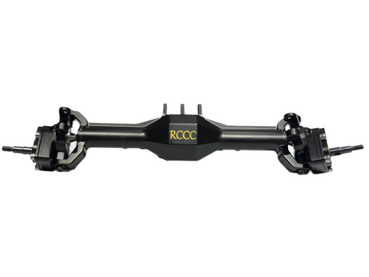 RCCC +10mm EXTENDED 216.4g BRASS TRX4M PORTAL AXLES WITH 2 SERVO MOUNT OPTIONS