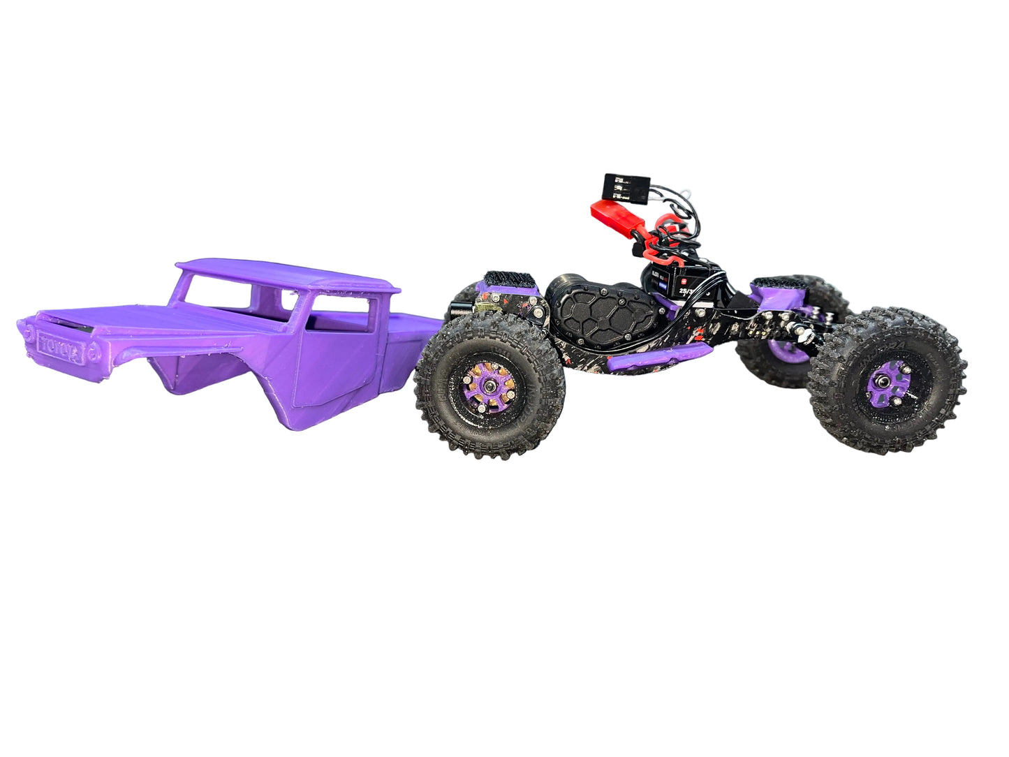 RCCC SCX30 PURPLE PHOENIX BUILD
