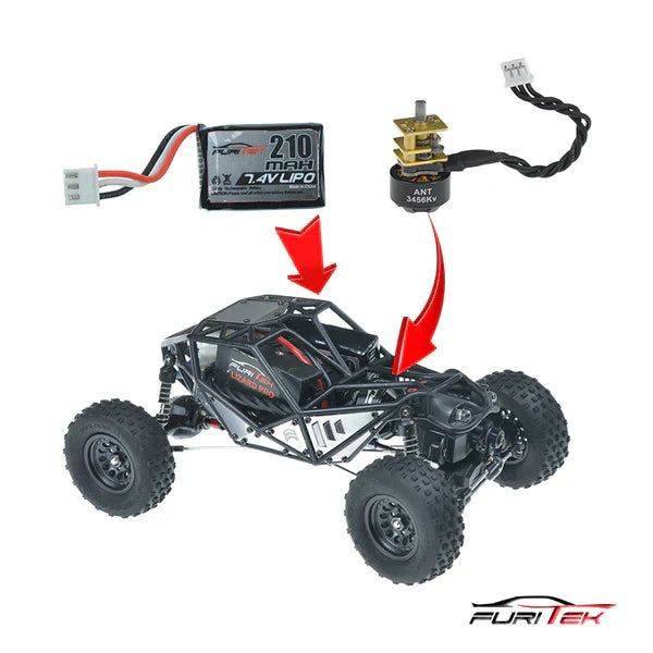 FURITEK FX132 MT ETNA 1/32 BRUSHLESS RTR RC CRAWLER KIT