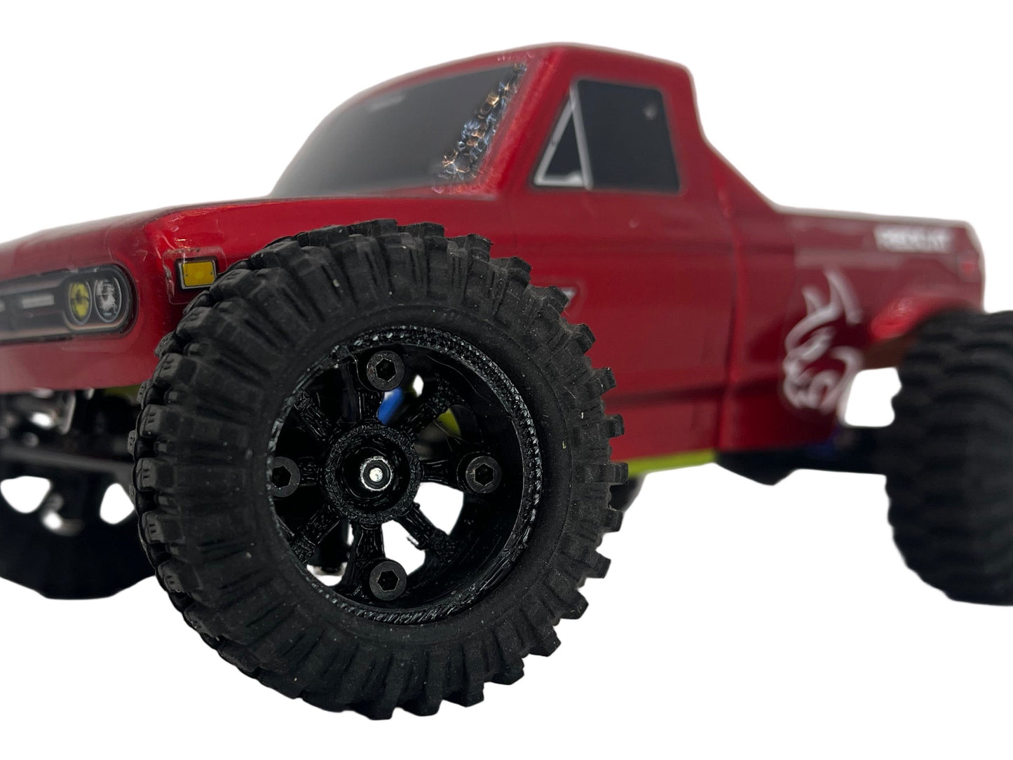 RCCC 1.0 8 SPOKE INJORA BRASS RING COMPATIBLE OFFSET WHEELS FOR ASCENT 32