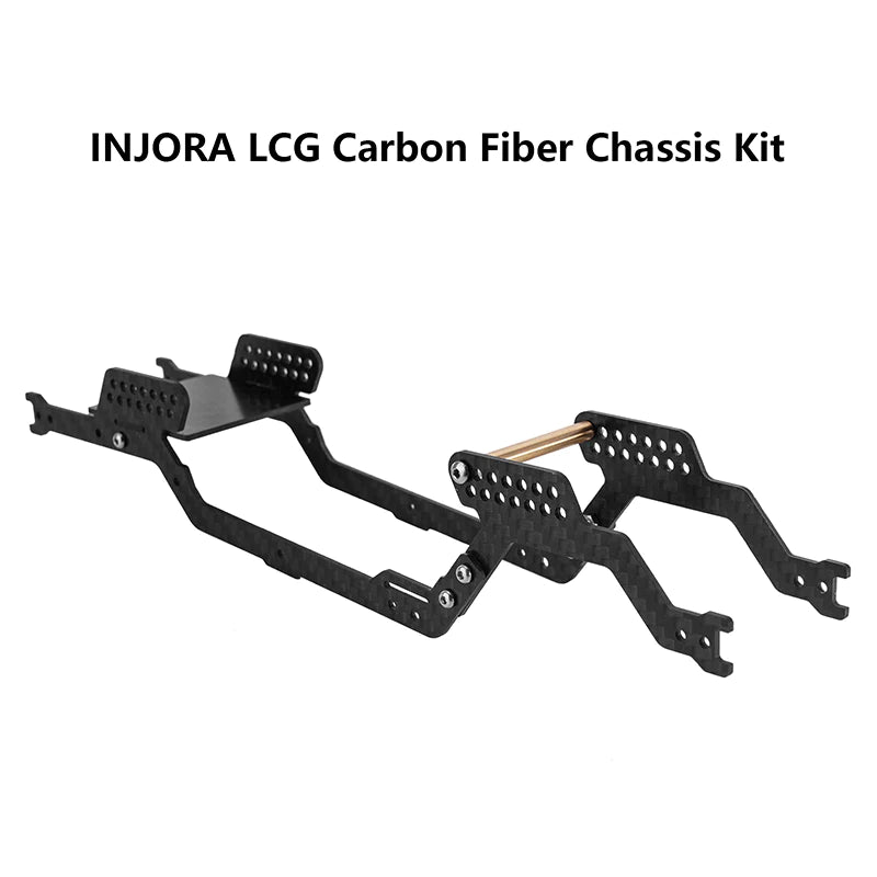 INJORA LCG Carbon Fiber Chassis Kit 5° Angled Frame Girder For 1/18 TRX4M