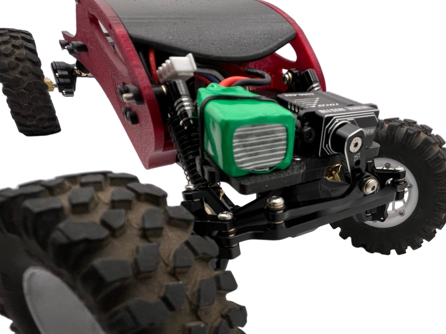 RCCC BOA (battery on axle) SERVO MOUNT FOR TRX4m INJORA DIAMOND AXLES