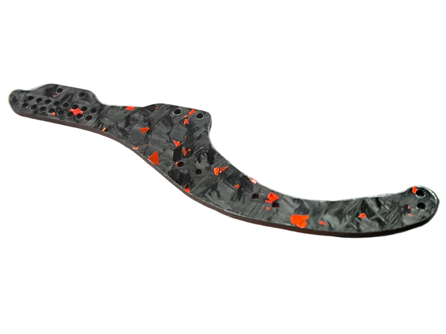 RCCC RED FLAKE FORGED CARBON PHOENIX 🐦‍🔥 CHASSIS FOR SCX30
