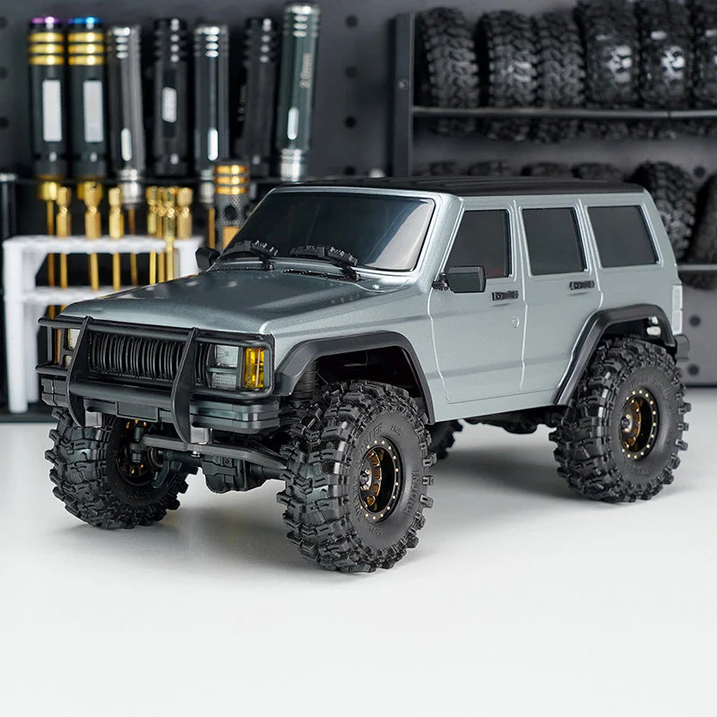 INJORA ABS Cherokee Body With Bumpers for 155mm 1/18 TRX4M Bronco Defender