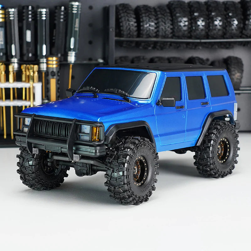 INJORA ABS Cherokee Body With Bumpers for 155mm 1/18 TRX4M Bronco Defender