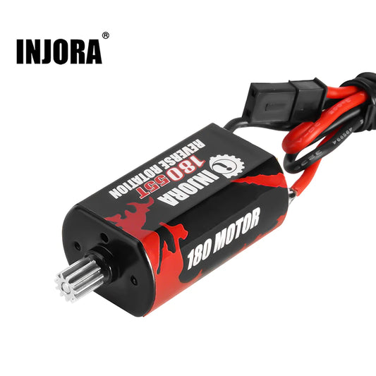 INJORA 180 Brushed 55T Red Motor With Steel Pinion For 1/18 TRX4M