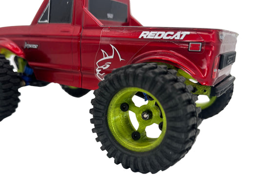 RCCC 1.0 4 SPOKE INJORA BRASS RING COMPATIBLE OFFSET WHEELS FOR ASCENT 32