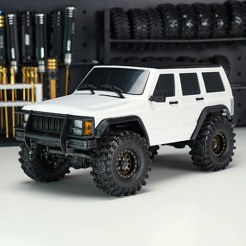 INJORA ABS Cherokee Body With Bumpers for 155mm 1/18 TRX4M Bronco Defender