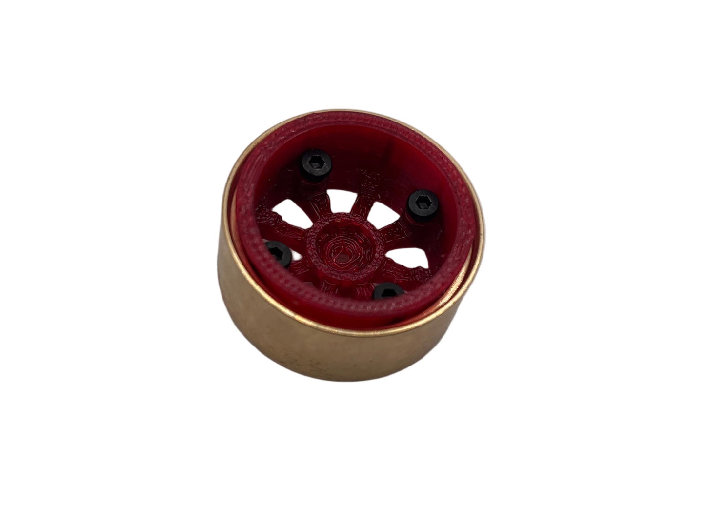 RCCC 1.0 8 SPOKE INJORA BRASS RING COMPATIBLE OFFSET WHEELS FOR ASCENT 32