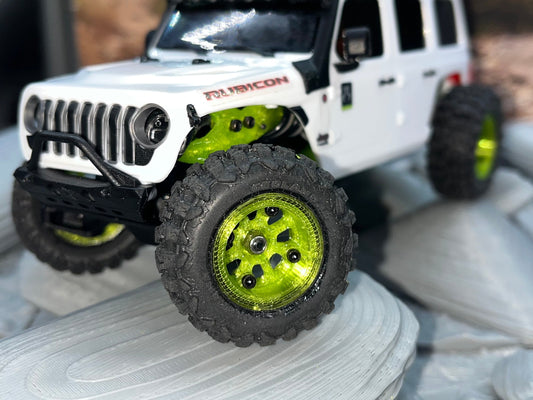 RCCC 0.7 8 SPOKE BEADLOCK OFFSET WHEELS FOR SCX30