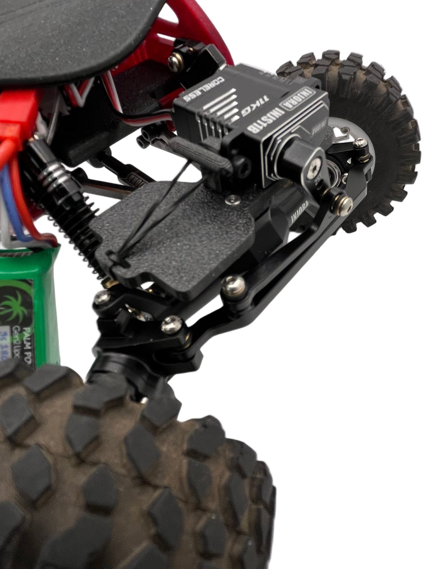 RCCC BOA (battery on axle) SERVO MOUNT FOR TRX4m INJORA DIAMOND AXLES