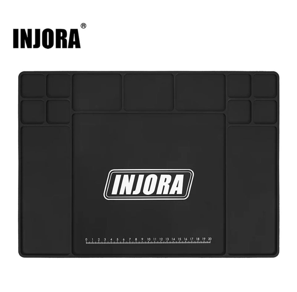 INJORA Silicone Work Mat Pit Mat For 1/18 1/24 RC Car (420×297mm