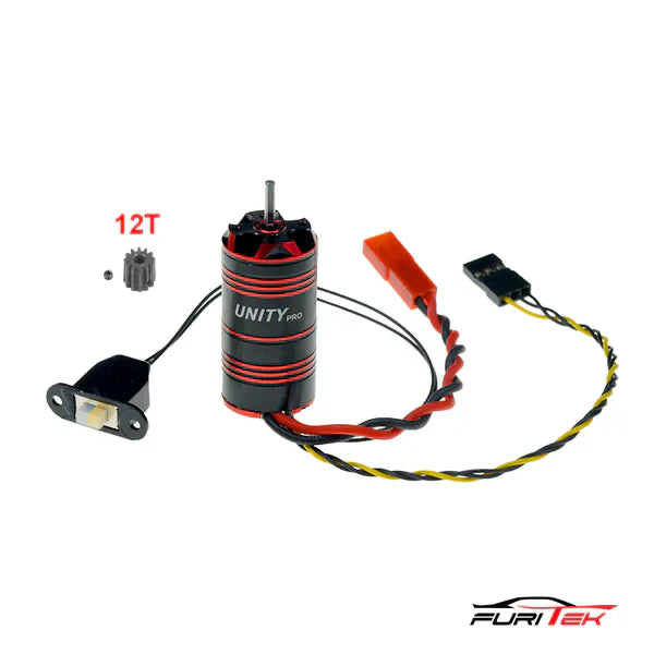 FURITEK UNITY PRO 3500kv 2-In-1 Micro FOC Brushless System For FOR REDCAT ASCENT-18