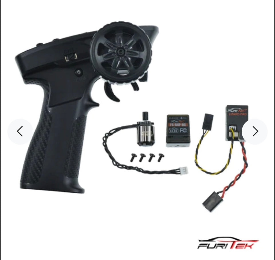 FURITEK STARTER WITH TX/RX COMBO 118 2S BRUSHLESS POWER SYSTEM FOR TRX-4M