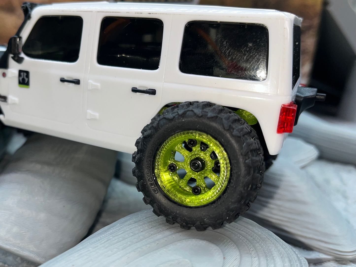 RCCC 0.7 8 SPOKE BEADLOCK OFFSET WHEELS FOR SCX30