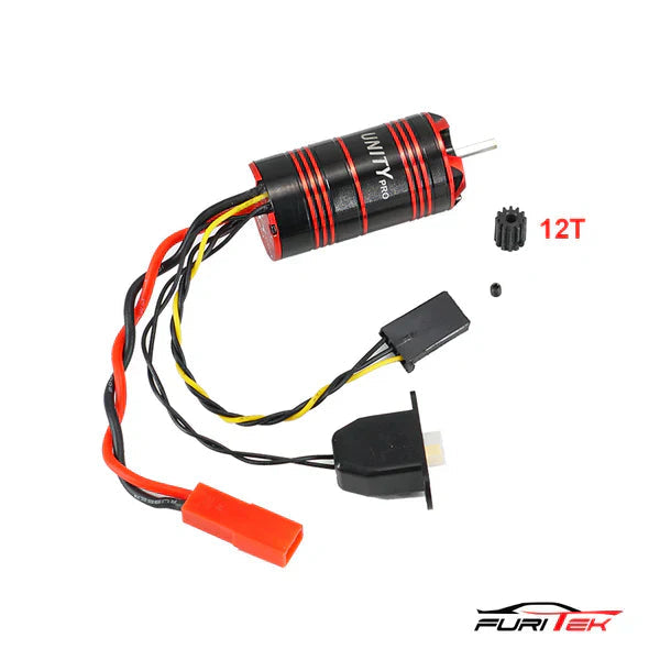 FURITEK UNITY PRO 3500kv 2-In-1 Micro FOC Brushless System For FOR REDCAT ASCENT-18