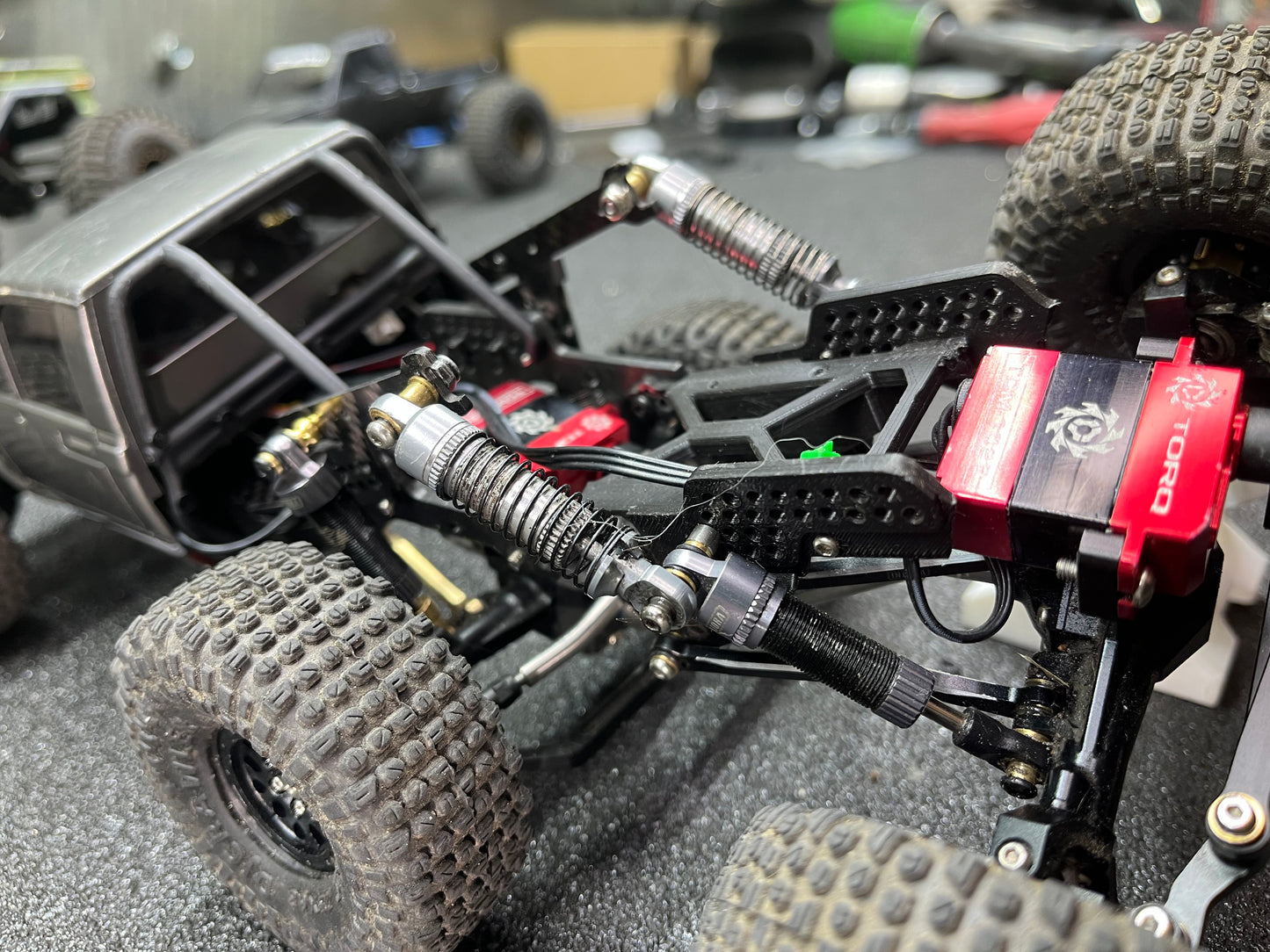 TRX6M 6X6 REAR CHASSIS HINGE 6 WHEEL STEER “STACY” BUILD