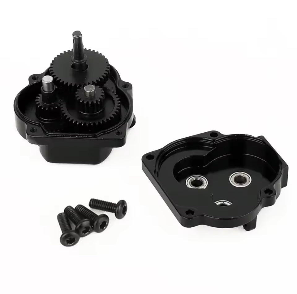 TRX4M All Brass Black Coating Transmission Gearbox for 1/18 RC Crawler