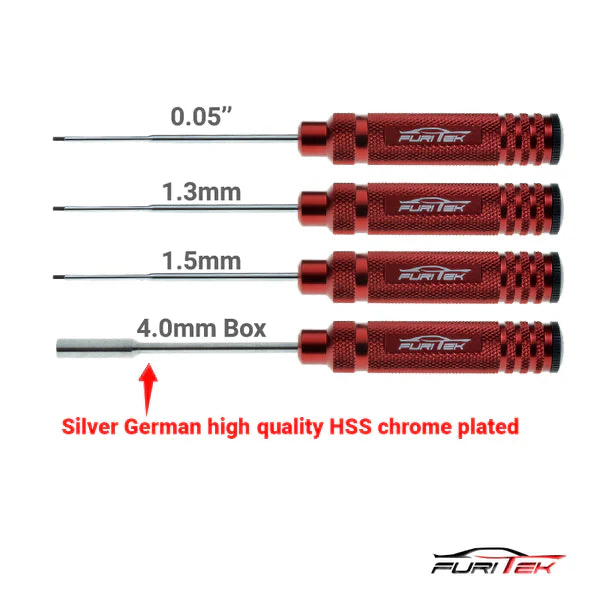 FURITEK HSS CHROMIUM HEX TOOL SET FOR 1/24 1/18 CRAWLER