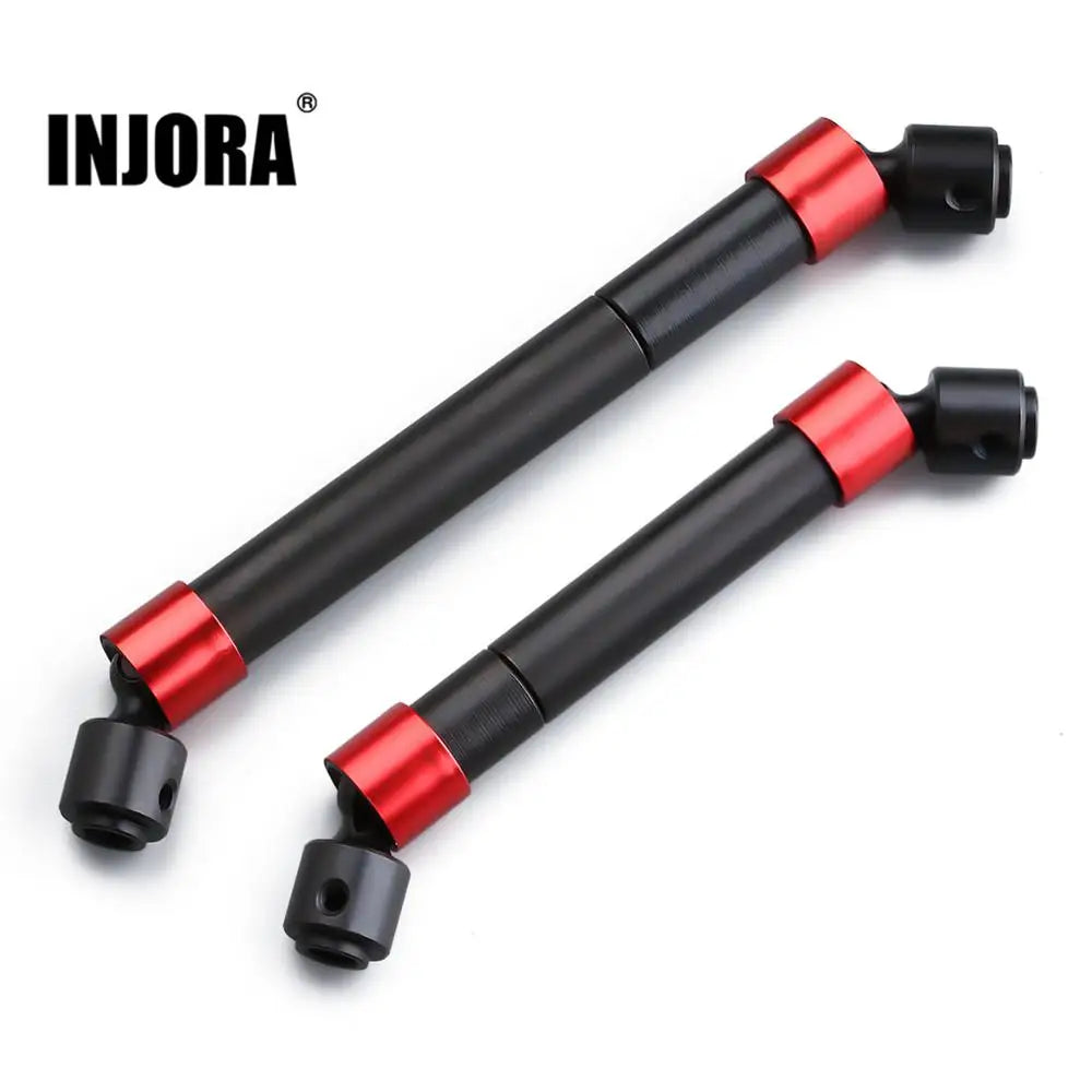 INJORA 2PCS Metal CVD Drive Shaft for 1/10 RC Car Crawler TRX4 TRX-4 Upgrade Parts