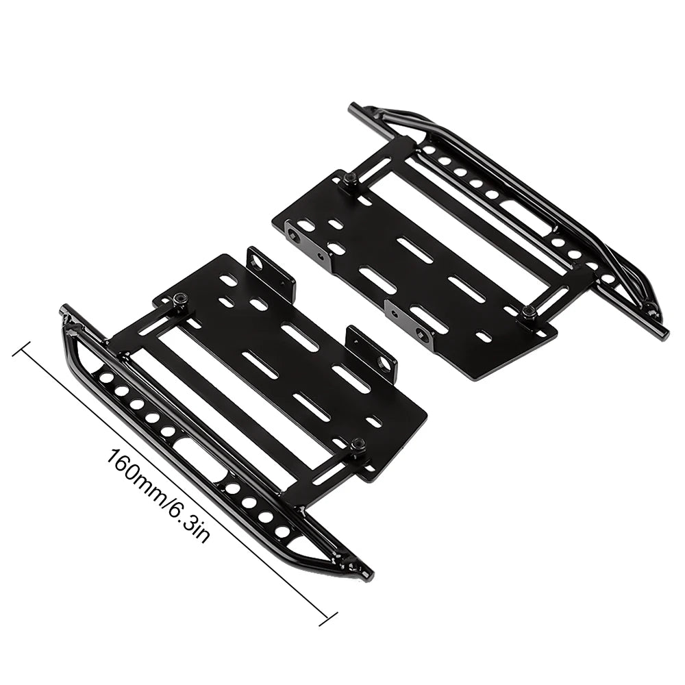 INJORA Rock Sliders Metal Pedal Upgrade Part for 1:10 RC Crawler Car Axial SCX10 SCX10 II 90046