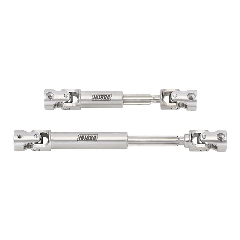 INJORA Stainless Steel Drive Shafts For 1/18 TRX4M Defender Bronco (4M-18)