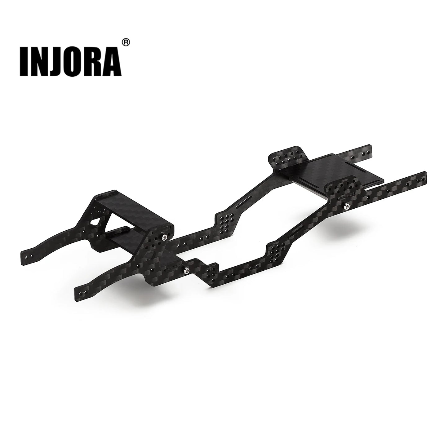 INJORA LCG Carbon Fiber Chassis Kit Frame Girder for 1/24 RC Crawler