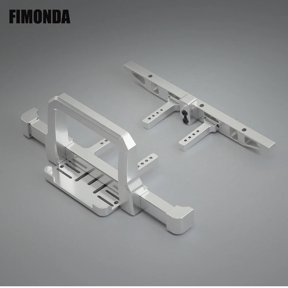 FIMONDA Metal Classic Front Rear Bumper for 1/10 RC Crawler TRX4 Defender Upgrade Parts