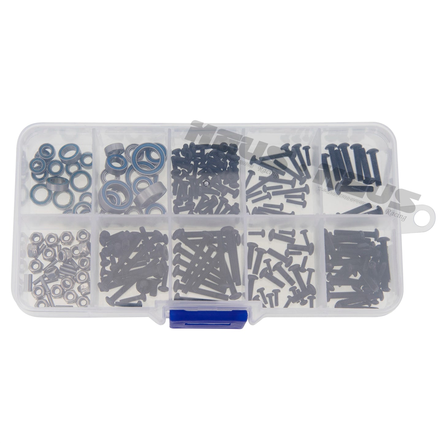 Meus Racing Metal Steel Bearing Screw Kit Boxed 247PCS for 1/18 TRX4M TRX-4M RC Crawler Upgrade Parts Accessories