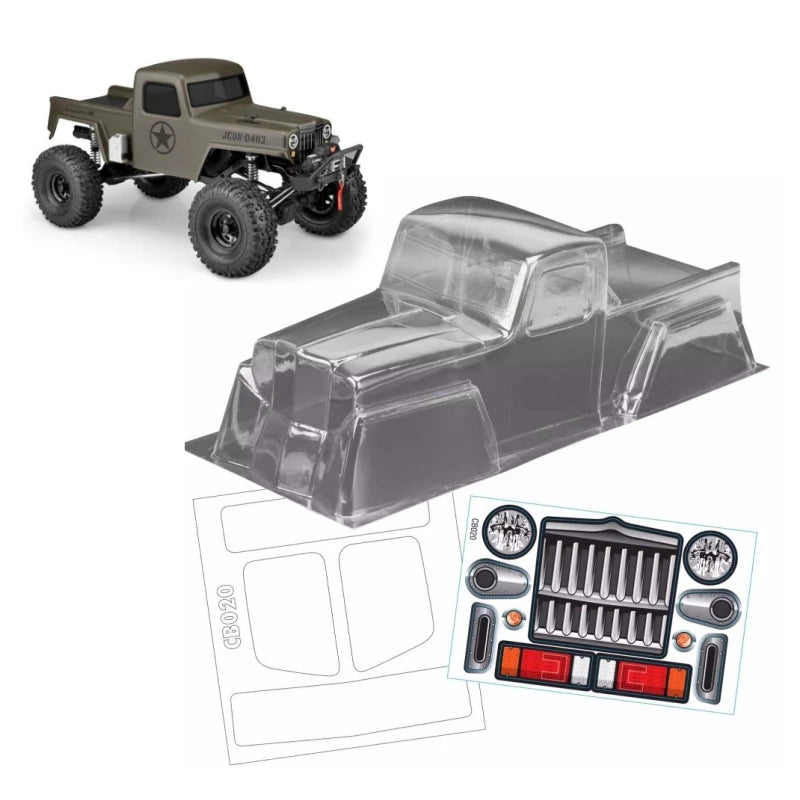 1/10 Crawler Body Shell 313mm for Off-Road Truck TRX4 SCX10 Trail Finder 2 Chassis Rc Car Parts Accessories