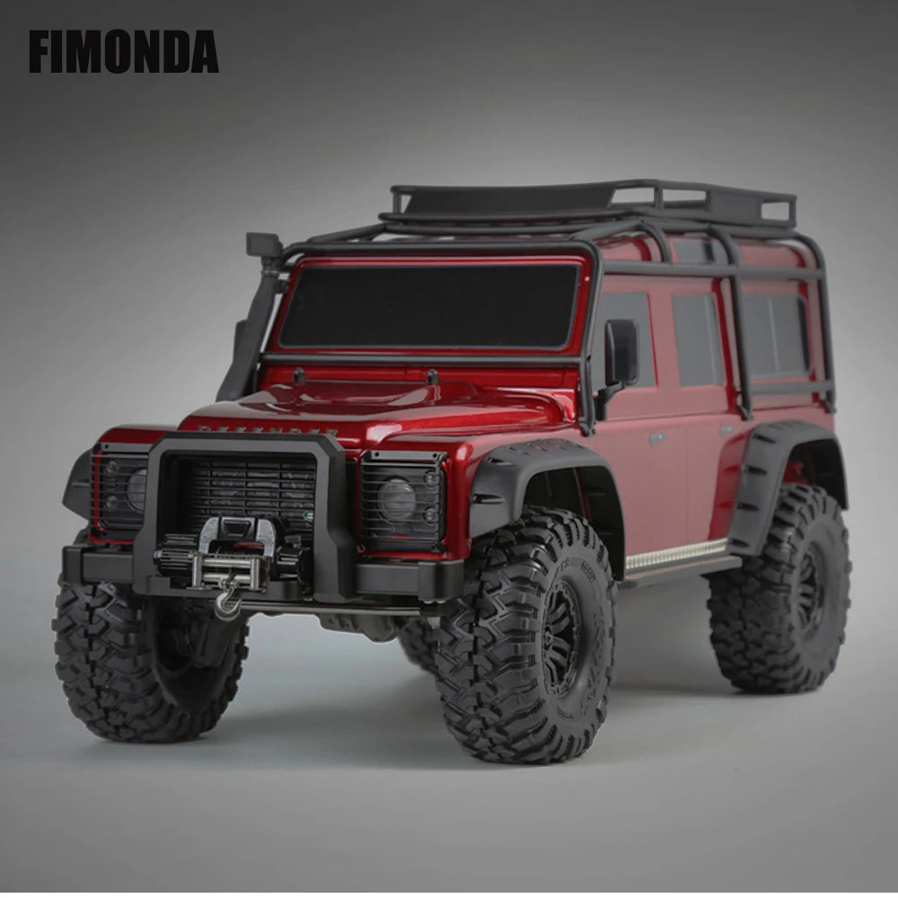 FIMONDA Metal Classic Front Rear Bumper for 1/10 RC Crawler TRX4 Defender Upgrade Parts