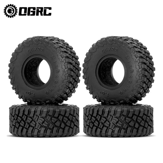 OGRC 1.0 Tires All Terrain Tyre Super Soft and Sticky Tires for 1/18 TRX4M 1/24 RC Crawler Axial SCX24 FMS FCX24-55 * 22mm