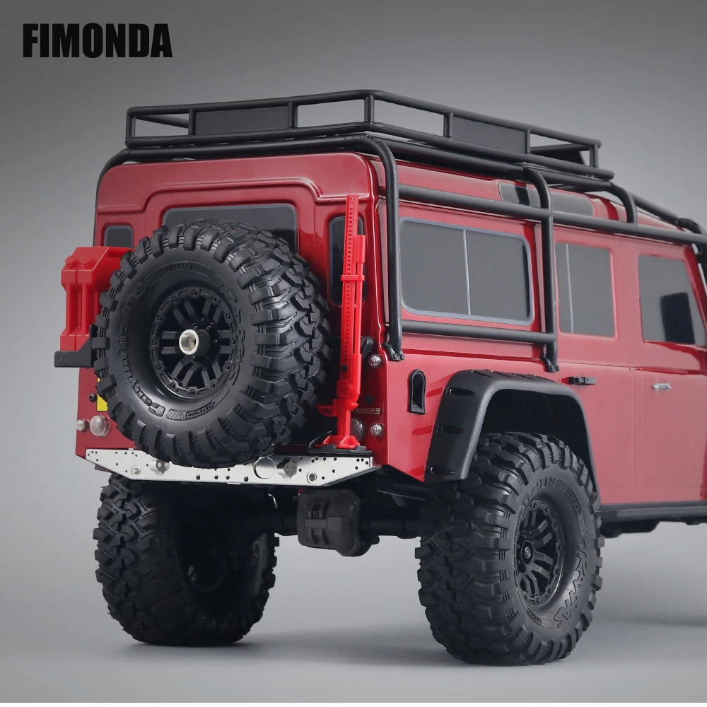 FIMONDA Metal Classic Front Rear Bumper for 1/10 RC Crawler TRX4 Defender Upgrade Parts