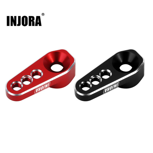 INJORA CNC Aluminum RC 25T Tooth Servo Horn Steering Arm for 1/18 RC Crawler Car TRX4M Upgrade (4M-12)