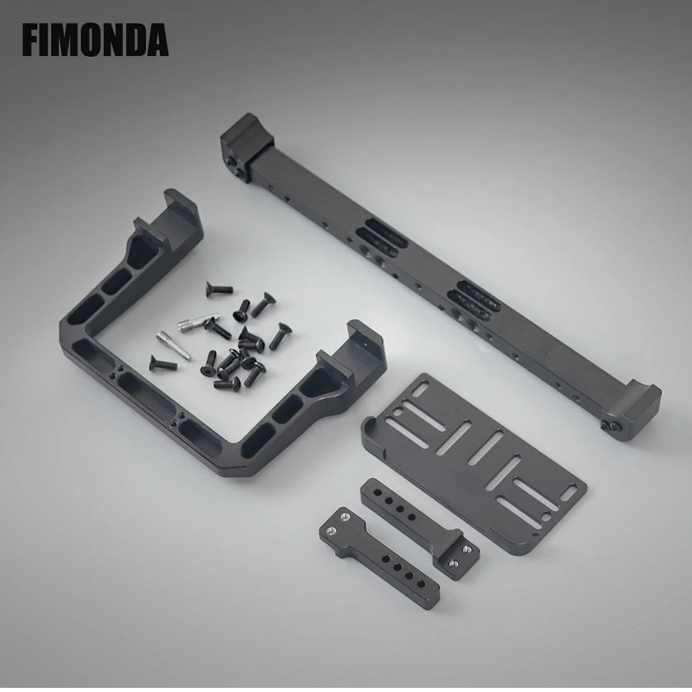 FIMONDA Metal Classic Front Rear Bumper for 1/10 RC Crawler TRX4 Defender Upgrade Parts