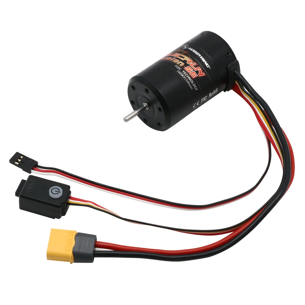 Hobbywing QuicRun Fusion SE 1200KV / 1800KV Sensored Brushless Motor Built In 40A ESC 2 in 1 Waterproof For 1/10 1/8 RC Car part