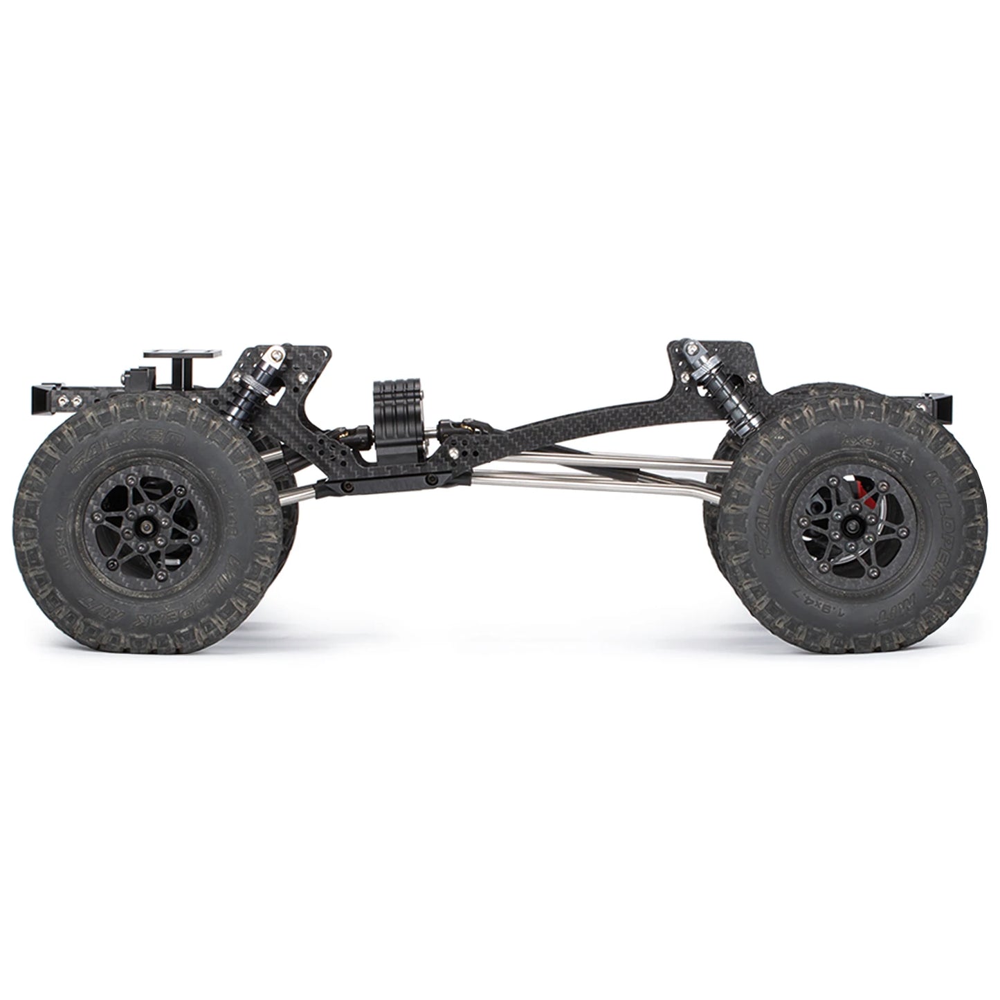 Carbon Fiber LCG Chassis Kit Frame Rail for 1/10 RC Crawler Cheater Rigs Element Enduro SCX10 III Capra TRX4 Portal Axle Builds