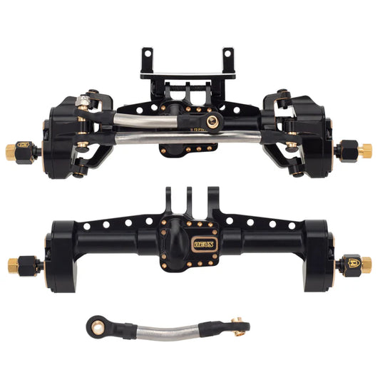 MEUS Racing TRX4M portal axle set upgrade ground clearance +8MM brass aluminum alloy for 1/18 TRX4M