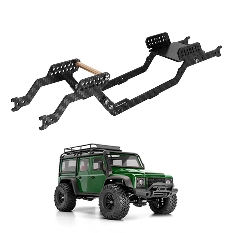 INJORA LCG Carbon Fiber Chassis Kit 5° Angled Frame Girder For 1/18 TRX4M