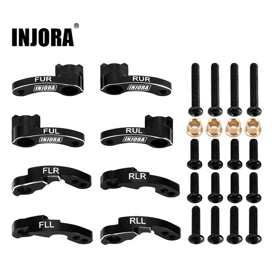 INJORA CNC Aluminum Flex Blades Suspension Travel Extension For 1/18 TRX4M Defender Bronco