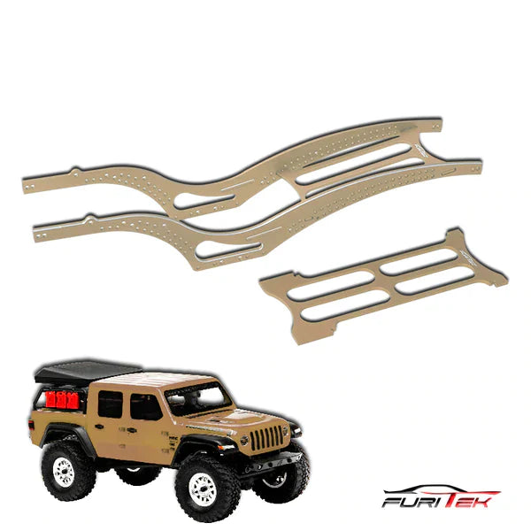 Furitek Scythe CF Rail Frame For SCX24 Jeep Gladiator