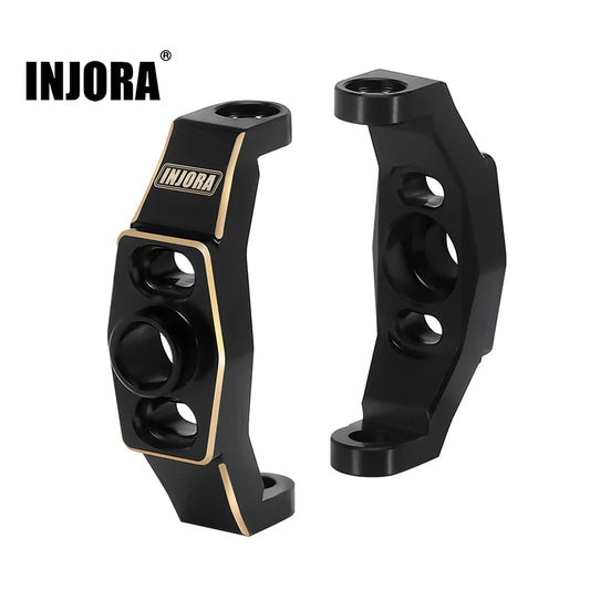 INJORA Brass Adjustable Caster Blocks Clockable C Hub Carriers For 1/18 TRX4M