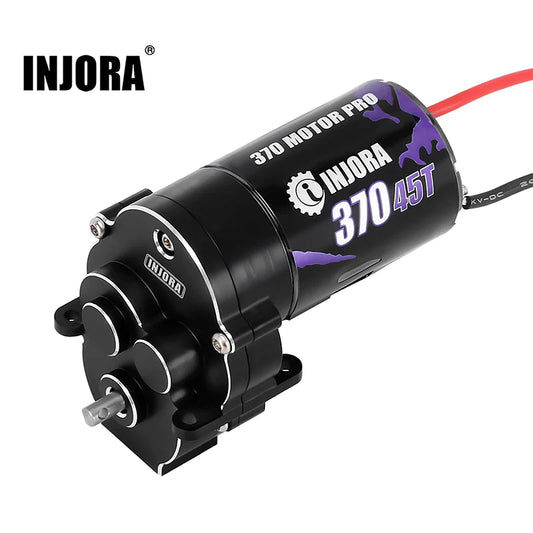 INJORA 370 Brushed Motor With Aluminum Transmission For 1/18 TRX4M