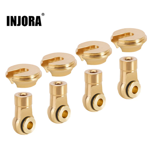 INJORA 4PCS Lower Spring Retainer Shock Rod Ends For INJORA TRX4M Shocks (4M-65)